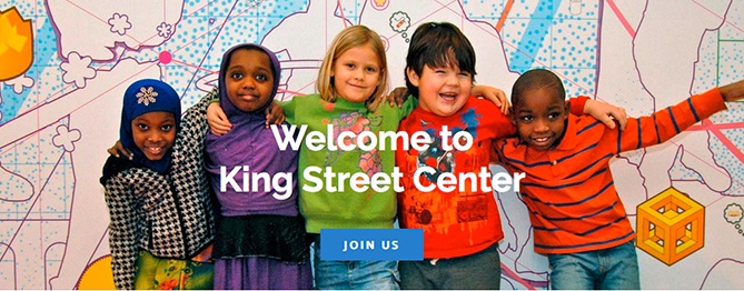 King Street Center website home page main image