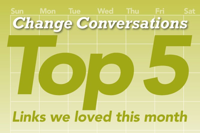 Top 5 Links we loved in March - green background Top 5 Links we loved in March - green background