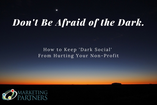Dark Social for nonprofit - dark end of sunset image Dark Social for nonprofit - dark end of sunset image