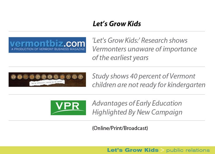 Marketing Partners Public Relations image: Let's Grow Kids