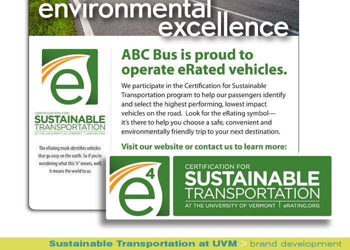branding identity_Sustainable Transportation at UVM_brand development