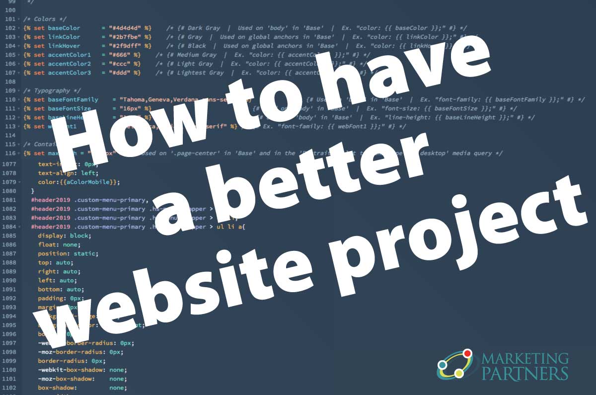How to have a better website project