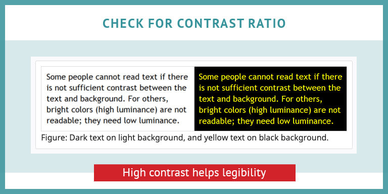 example of good contrast for monitors