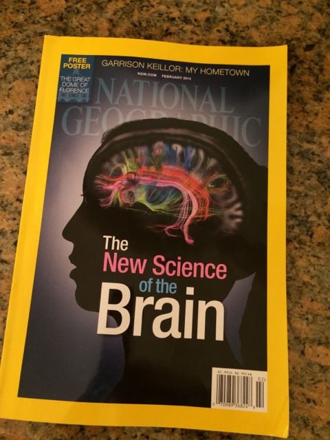 Nationall Geographic magazine cover for New Brain Science issue