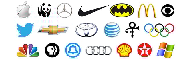 Internationally known standalone symbol logos
