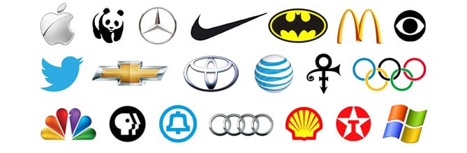 Internationally known standalone symbol logos