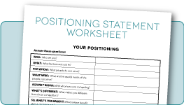 Positioning graphic