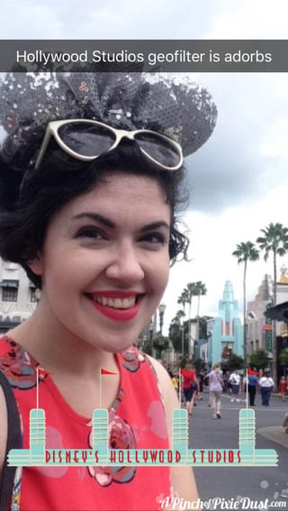 Disney's Hollywood Studios Snapchat Geofilter