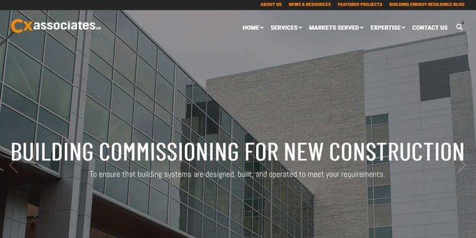 A new website for Cx Associates