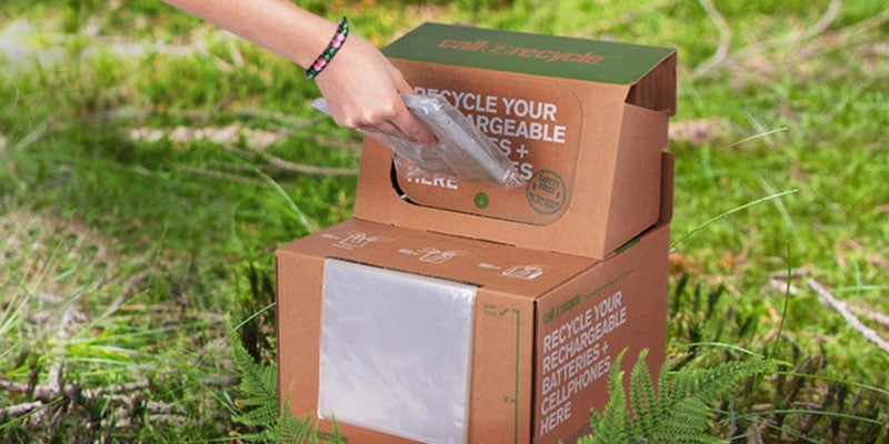 Call2 Recycle battery recycling box