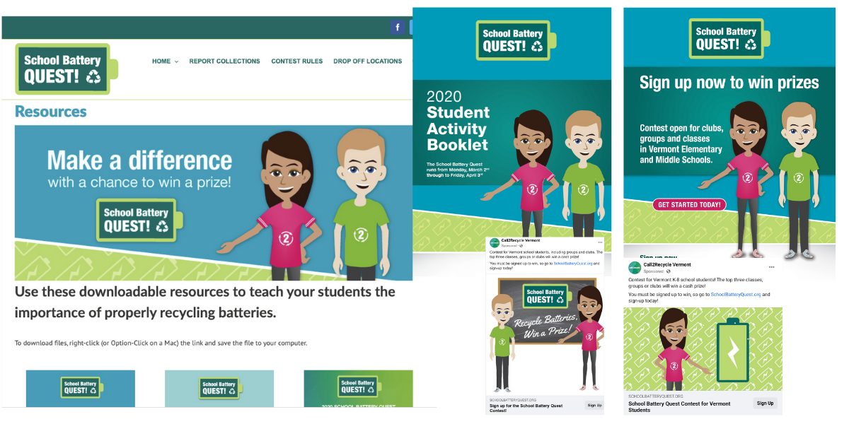 School Battery Quest Assets