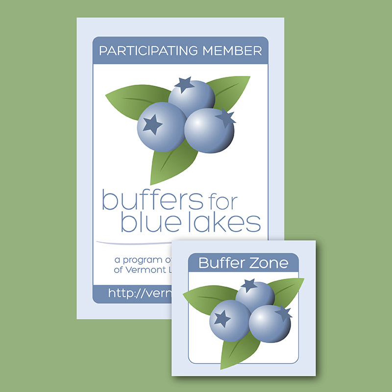 Buffers for blue lakes yard sign