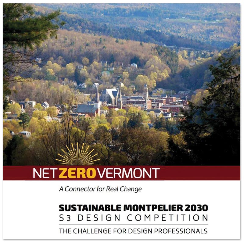 Net Zero Vermont Montpelier competition brochure