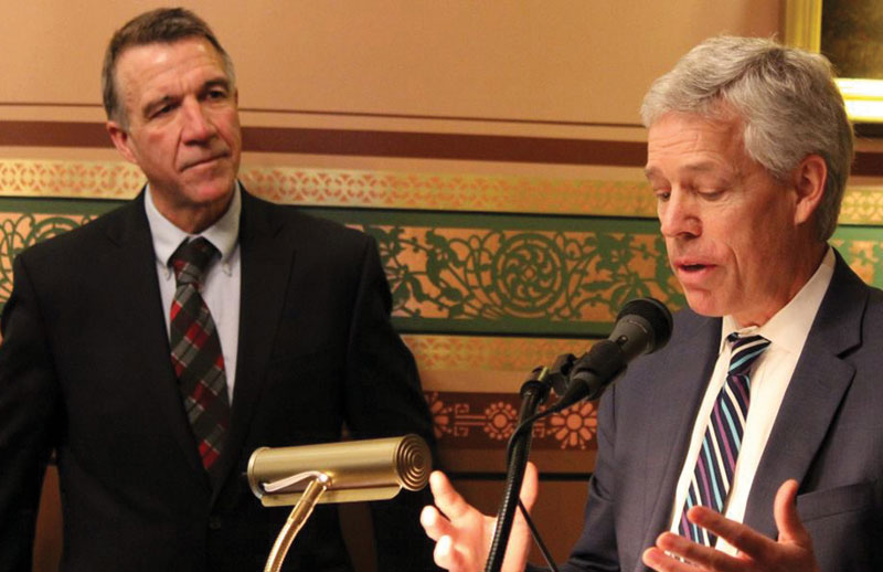 Montpelier event Governor and Mayor