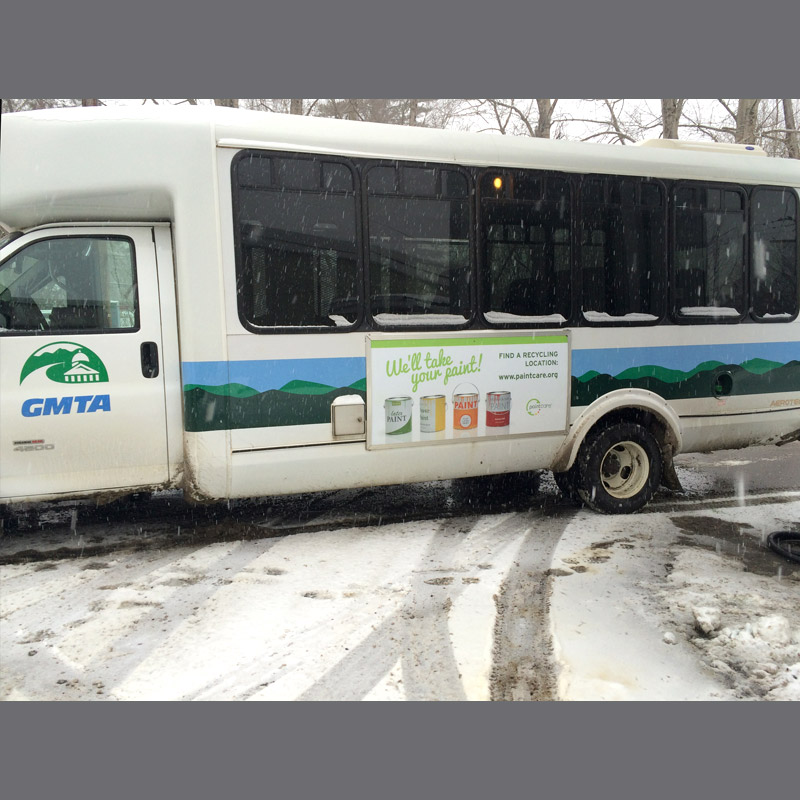 PaintCare bus side ads