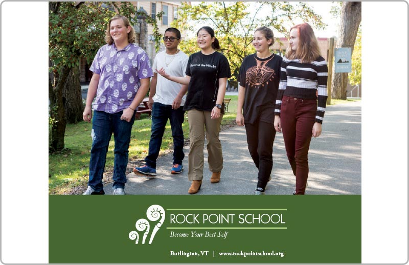 Rock Point School viewbook cover