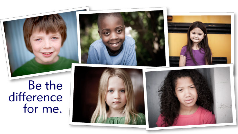 Be the difference for me with photos of children