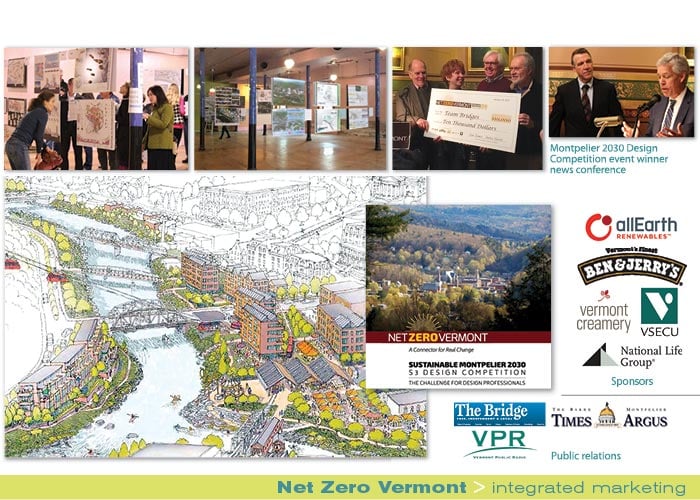 Net Zero Vermont integrated marketing portfolio